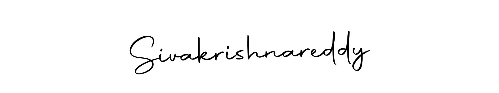 How to make Sivakrishnareddy name signature. Use Autography-DOLnW style for creating short signs online. This is the latest handwritten sign. Sivakrishnareddy signature style 10 images and pictures png