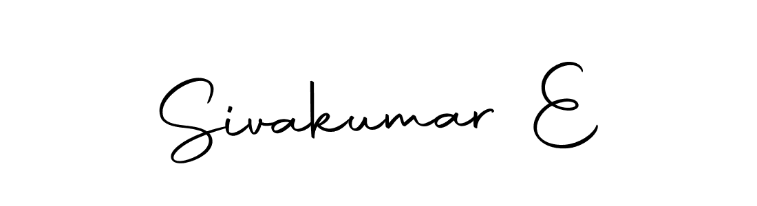 Sivakumar E stylish signature style. Best Handwritten Sign (Autography-DOLnW) for my name. Handwritten Signature Collection Ideas for my name Sivakumar E. Sivakumar E signature style 10 images and pictures png