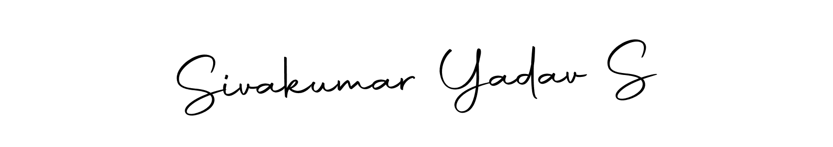 How to make Sivakumar Yadav S name signature. Use Autography-DOLnW style for creating short signs online. This is the latest handwritten sign. Sivakumar Yadav S signature style 10 images and pictures png
