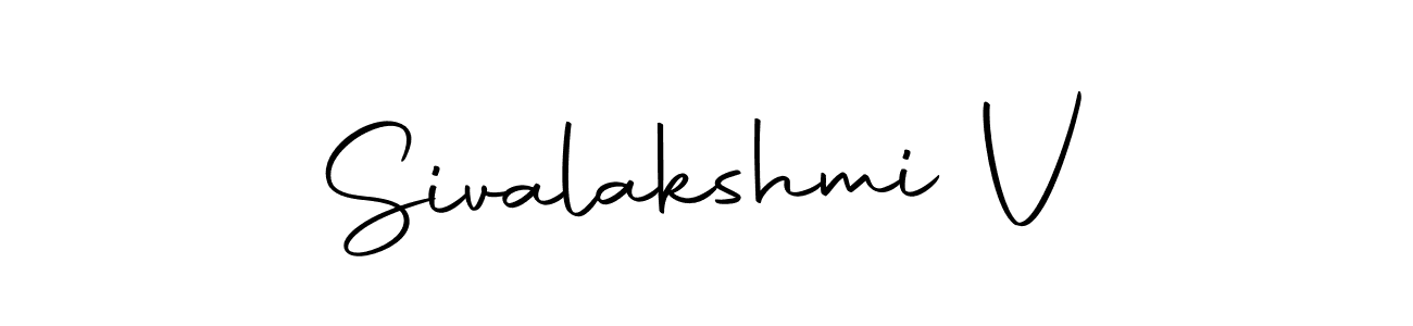 Make a short Sivalakshmi V signature style. Manage your documents anywhere anytime using Autography-DOLnW. Create and add eSignatures, submit forms, share and send files easily. Sivalakshmi V signature style 10 images and pictures png