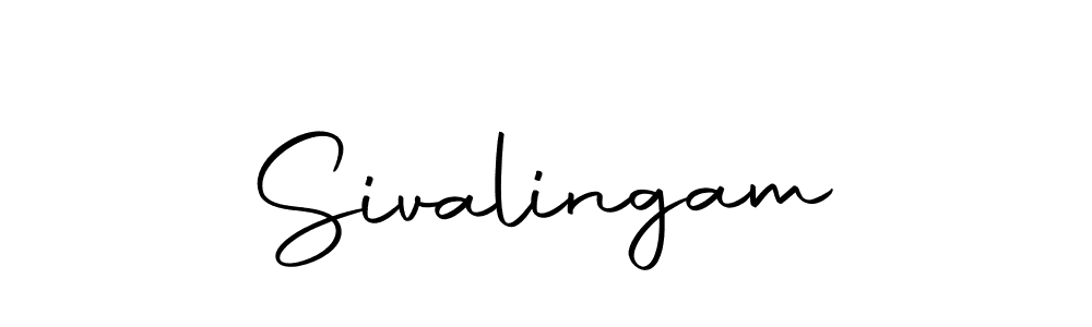 Create a beautiful signature design for name Sivalingam. With this signature (Autography-DOLnW) fonts, you can make a handwritten signature for free. Sivalingam signature style 10 images and pictures png