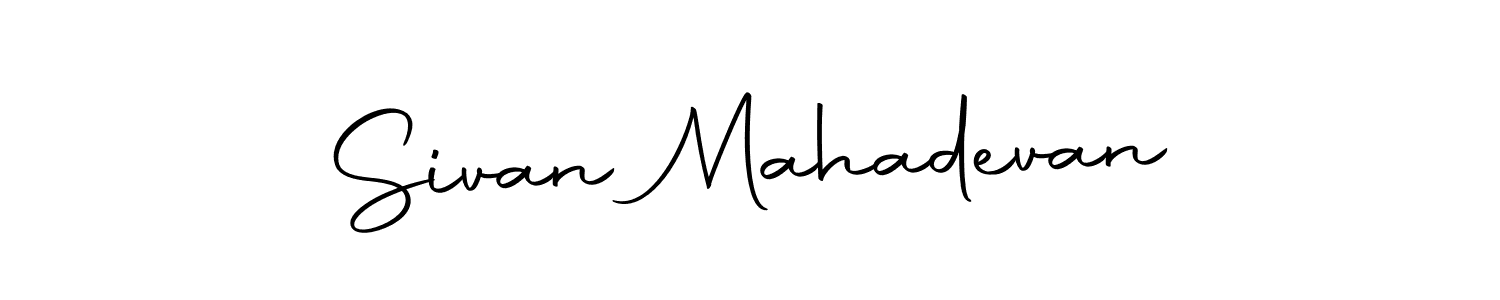 Similarly Autography-DOLnW is the best handwritten signature design. Signature creator online .You can use it as an online autograph creator for name Sivan Mahadevan. Sivan Mahadevan signature style 10 images and pictures png