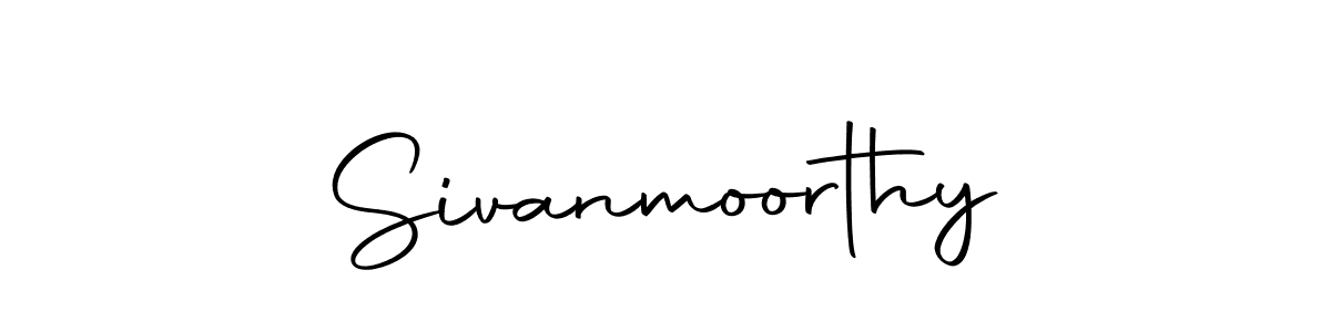 Create a beautiful signature design for name Sivanmoorthy. With this signature (Autography-DOLnW) fonts, you can make a handwritten signature for free. Sivanmoorthy signature style 10 images and pictures png