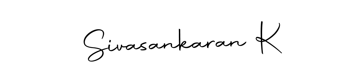 Autography-DOLnW is a professional signature style that is perfect for those who want to add a touch of class to their signature. It is also a great choice for those who want to make their signature more unique. Get Sivasankaran K name to fancy signature for free. Sivasankaran K signature style 10 images and pictures png
