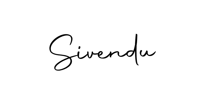 How to make Sivendu signature? Autography-DOLnW is a professional autograph style. Create handwritten signature for Sivendu name. Sivendu signature style 10 images and pictures png