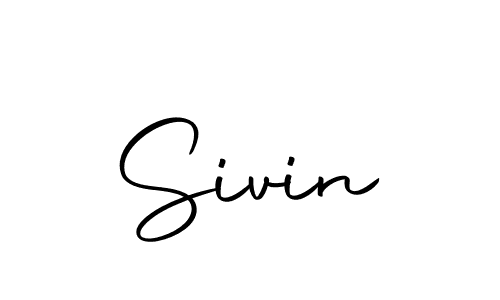 How to make Sivin signature? Autography-DOLnW is a professional autograph style. Create handwritten signature for Sivin name. Sivin signature style 10 images and pictures png