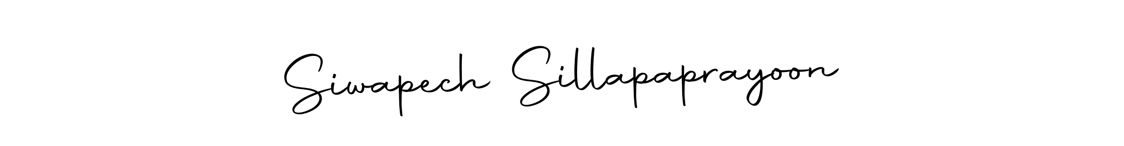 Siwapech Sillapaprayoon stylish signature style. Best Handwritten Sign (Autography-DOLnW) for my name. Handwritten Signature Collection Ideas for my name Siwapech Sillapaprayoon. Siwapech Sillapaprayoon signature style 10 images and pictures png