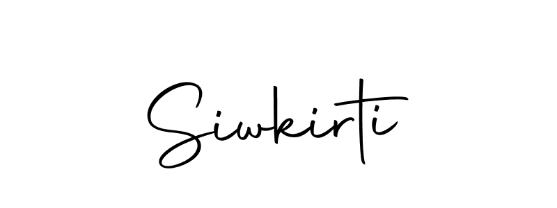 Make a beautiful signature design for name Siwkirti. With this signature (Autography-DOLnW) style, you can create a handwritten signature for free. Siwkirti signature style 10 images and pictures png