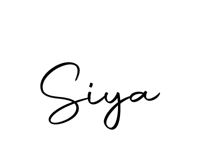 How to make Siya signature? Autography-DOLnW is a professional autograph style. Create handwritten signature for Siya name. Siya signature style 10 images and pictures png