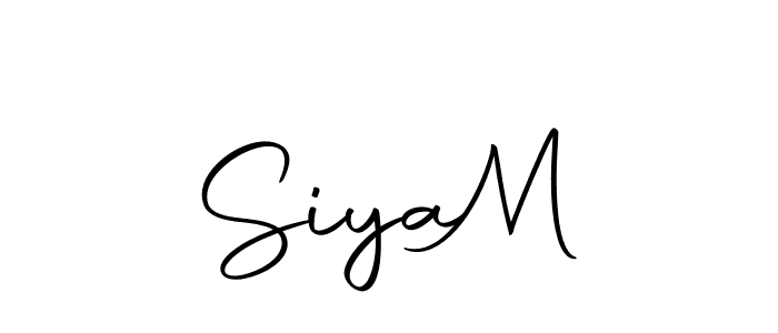 The best way (Autography-DOLnW) to make a short signature is to pick only two or three words in your name. The name Siya  M include a total of six letters. For converting this name. Siya  M signature style 10 images and pictures png