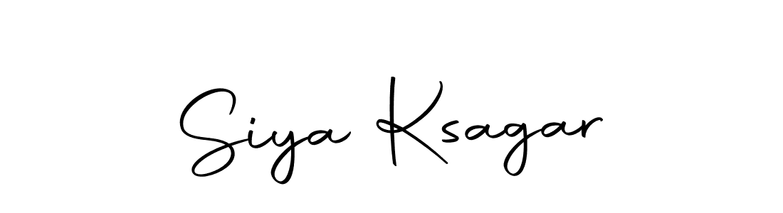 Design your own signature with our free online signature maker. With this signature software, you can create a handwritten (Autography-DOLnW) signature for name Siya Ksagar. Siya Ksagar signature style 10 images and pictures png