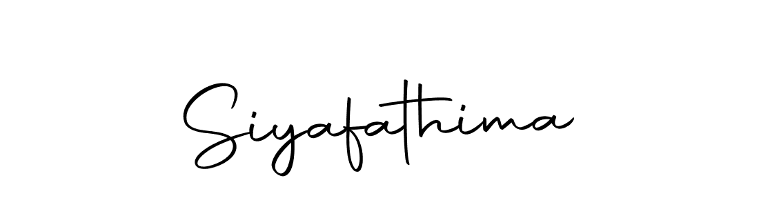 Create a beautiful signature design for name Siyafathima. With this signature (Autography-DOLnW) fonts, you can make a handwritten signature for free. Siyafathima signature style 10 images and pictures png