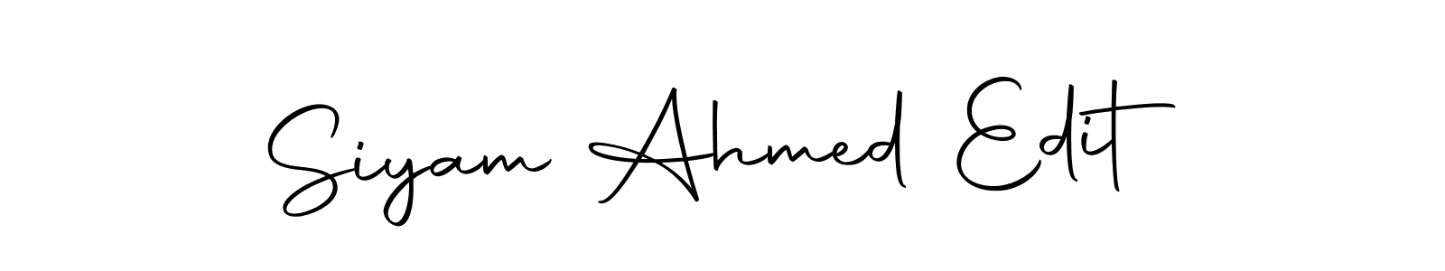 How to make Siyam Ahmed Edit signature? Autography-DOLnW is a professional autograph style. Create handwritten signature for Siyam Ahmed Edit name. Siyam Ahmed Edit signature style 10 images and pictures png