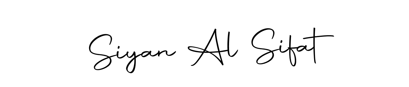 Create a beautiful signature design for name Siyan Al Sifat. With this signature (Autography-DOLnW) fonts, you can make a handwritten signature for free. Siyan Al Sifat signature style 10 images and pictures png