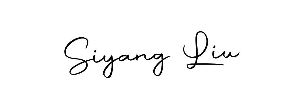 The best way (Autography-DOLnW) to make a short signature is to pick only two or three words in your name. The name Siyang Liu include a total of six letters. For converting this name. Siyang Liu signature style 10 images and pictures png