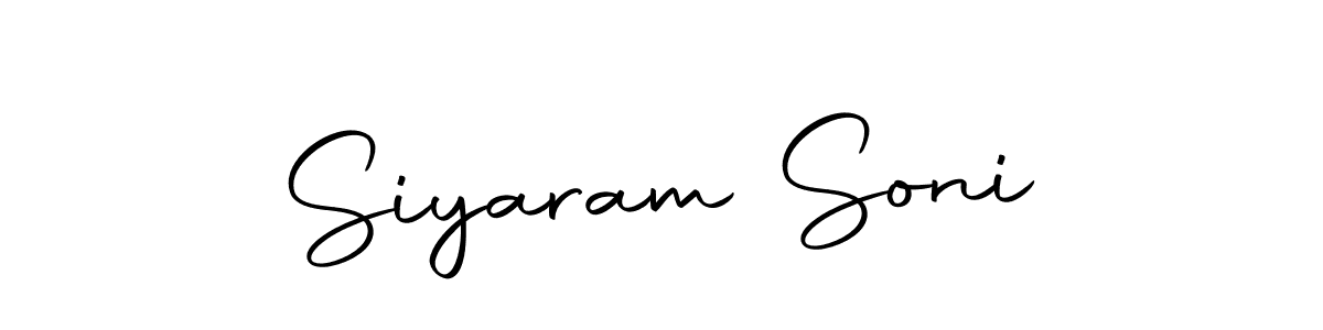 Also we have Siyaram Soni name is the best signature style. Create professional handwritten signature collection using Autography-DOLnW autograph style. Siyaram Soni signature style 10 images and pictures png