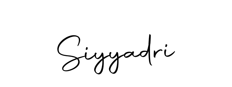 Create a beautiful signature design for name Siyyadri. With this signature (Autography-DOLnW) fonts, you can make a handwritten signature for free. Siyyadri signature style 10 images and pictures png