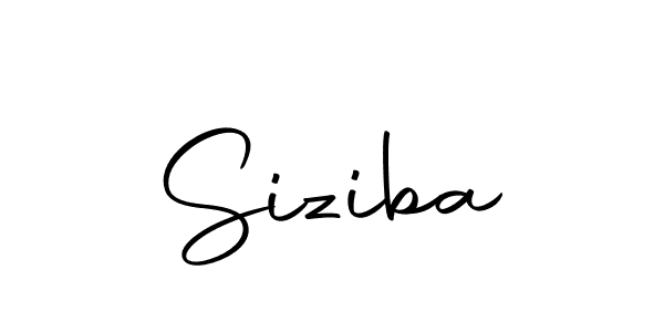 How to make Siziba signature? Autography-DOLnW is a professional autograph style. Create handwritten signature for Siziba name. Siziba signature style 10 images and pictures png