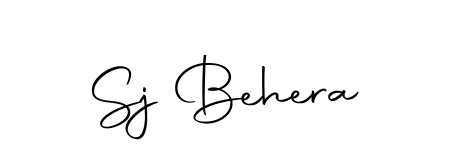 How to make Sj Behera name signature. Use Autography-DOLnW style for creating short signs online. This is the latest handwritten sign. Sj Behera signature style 10 images and pictures png