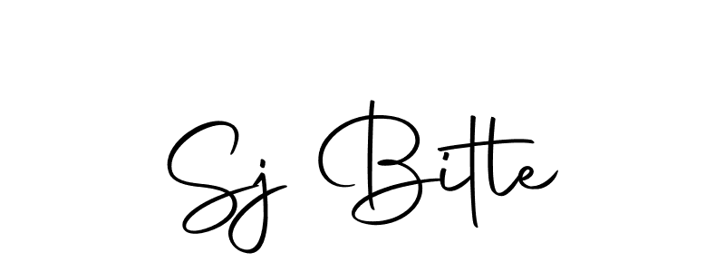 Create a beautiful signature design for name Sj Bitle. With this signature (Autography-DOLnW) fonts, you can make a handwritten signature for free. Sj Bitle signature style 10 images and pictures png