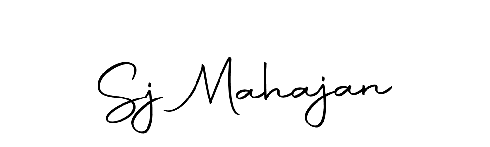 How to make Sj Mahajan signature? Autography-DOLnW is a professional autograph style. Create handwritten signature for Sj Mahajan name. Sj Mahajan signature style 10 images and pictures png