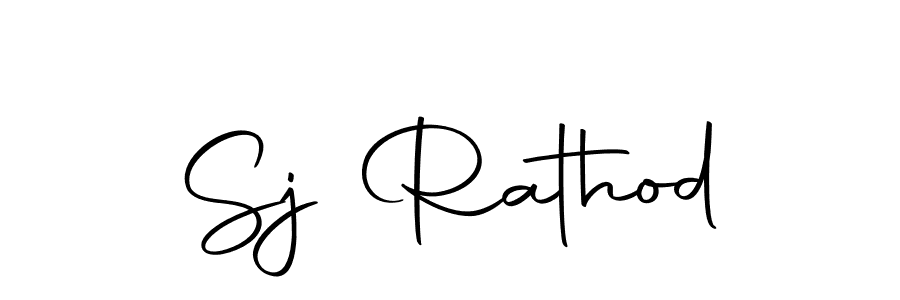 Make a beautiful signature design for name Sj Rathod. With this signature (Autography-DOLnW) style, you can create a handwritten signature for free. Sj Rathod signature style 10 images and pictures png