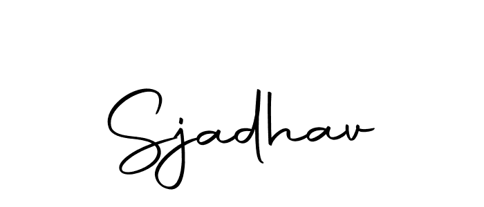 How to make Sjadhav name signature. Use Autography-DOLnW style for creating short signs online. This is the latest handwritten sign. Sjadhav signature style 10 images and pictures png