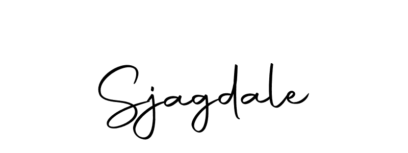 Make a beautiful signature design for name Sjagdale. With this signature (Autography-DOLnW) style, you can create a handwritten signature for free. Sjagdale signature style 10 images and pictures png