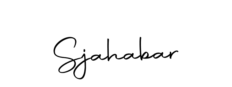 Design your own signature with our free online signature maker. With this signature software, you can create a handwritten (Autography-DOLnW) signature for name Sjahabar. Sjahabar signature style 10 images and pictures png