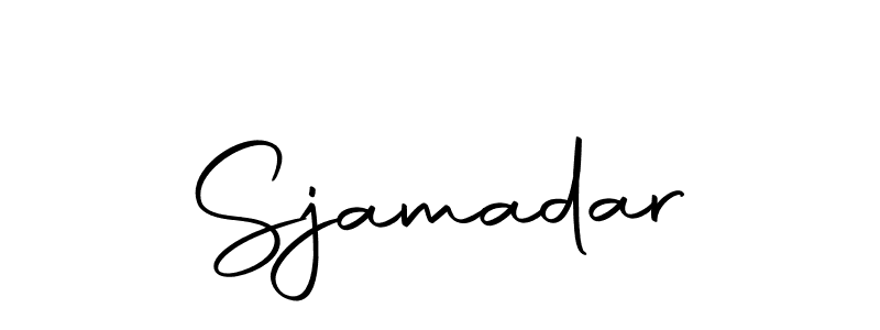Make a beautiful signature design for name Sjamadar. Use this online signature maker to create a handwritten signature for free. Sjamadar signature style 10 images and pictures png