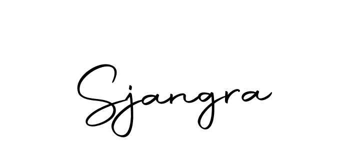 Similarly Autography-DOLnW is the best handwritten signature design. Signature creator online .You can use it as an online autograph creator for name Sjangra. Sjangra signature style 10 images and pictures png