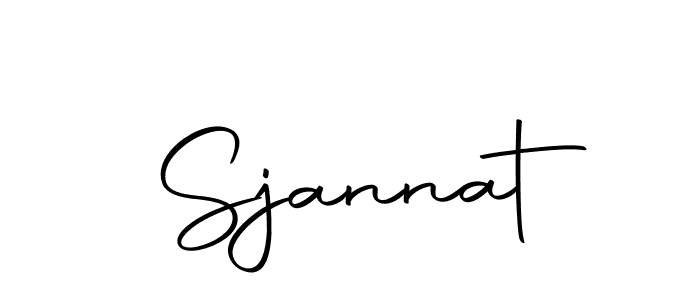 Sjannat stylish signature style. Best Handwritten Sign (Autography-DOLnW) for my name. Handwritten Signature Collection Ideas for my name Sjannat. Sjannat signature style 10 images and pictures png