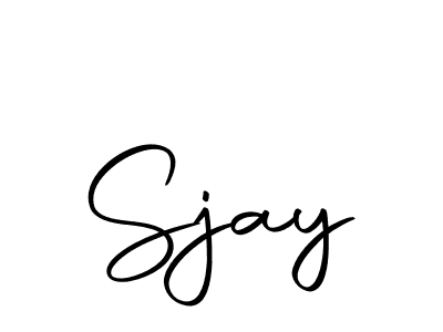 The best way (Autography-DOLnW) to make a short signature is to pick only two or three words in your name. The name Sjay include a total of six letters. For converting this name. Sjay signature style 10 images and pictures png
