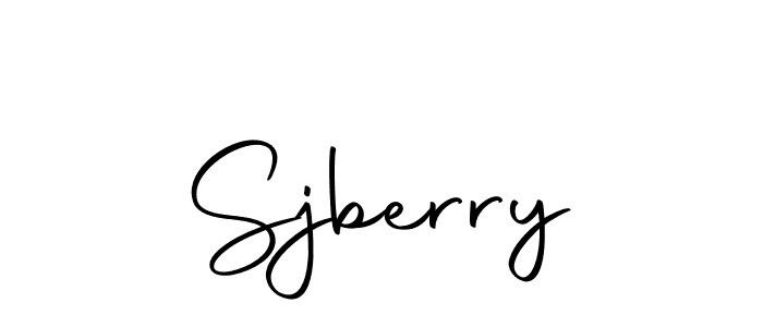Also we have Sjberry name is the best signature style. Create professional handwritten signature collection using Autography-DOLnW autograph style. Sjberry signature style 10 images and pictures png