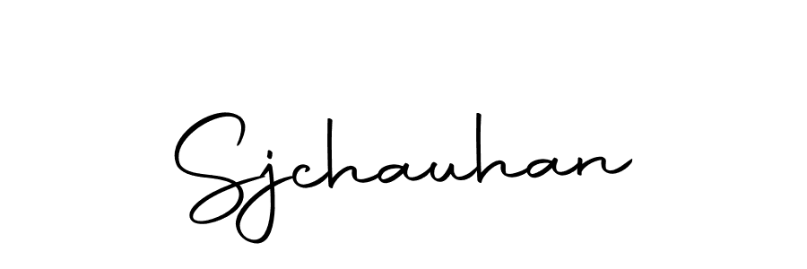 Make a beautiful signature design for name Sjchauhan. Use this online signature maker to create a handwritten signature for free. Sjchauhan signature style 10 images and pictures png