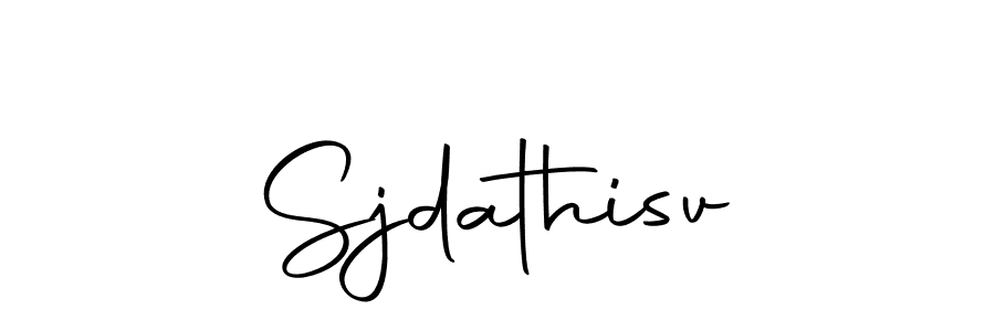 The best way (Autography-DOLnW) to make a short signature is to pick only two or three words in your name. The name Sjdathisv include a total of six letters. For converting this name. Sjdathisv signature style 10 images and pictures png