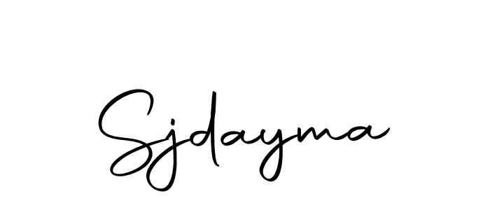 It looks lik you need a new signature style for name Sjdayma. Design unique handwritten (Autography-DOLnW) signature with our free signature maker in just a few clicks. Sjdayma signature style 10 images and pictures png