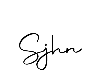 You should practise on your own different ways (Autography-DOLnW) to write your name (Sjhn) in signature. don't let someone else do it for you. Sjhn signature style 10 images and pictures png