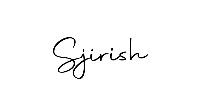 Sjirish stylish signature style. Best Handwritten Sign (Autography-DOLnW) for my name. Handwritten Signature Collection Ideas for my name Sjirish. Sjirish signature style 10 images and pictures png