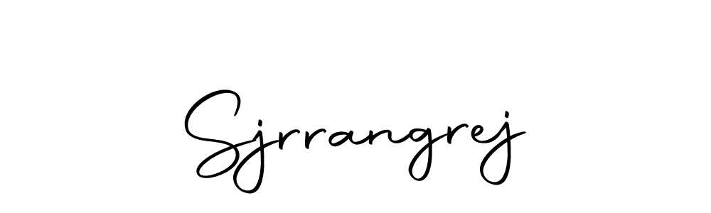 How to make Sjrrangrej name signature. Use Autography-DOLnW style for creating short signs online. This is the latest handwritten sign. Sjrrangrej signature style 10 images and pictures png