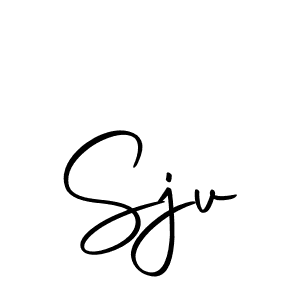 Autography-DOLnW is a professional signature style that is perfect for those who want to add a touch of class to their signature. It is also a great choice for those who want to make their signature more unique. Get Sjv name to fancy signature for free. Sjv signature style 10 images and pictures png