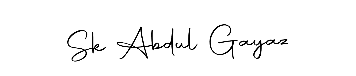 Make a beautiful signature design for name Sk Abdul Gayaz. With this signature (Autography-DOLnW) style, you can create a handwritten signature for free. Sk Abdul Gayaz signature style 10 images and pictures png