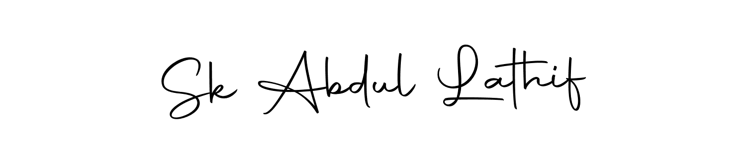 if you are searching for the best signature style for your name Sk Abdul Lathif. so please give up your signature search. here we have designed multiple signature styles  using Autography-DOLnW. Sk Abdul Lathif signature style 10 images and pictures png