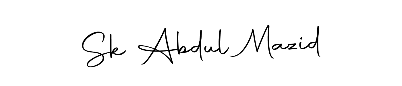 Make a beautiful signature design for name Sk Abdul Mazid. With this signature (Autography-DOLnW) style, you can create a handwritten signature for free. Sk Abdul Mazid signature style 10 images and pictures png