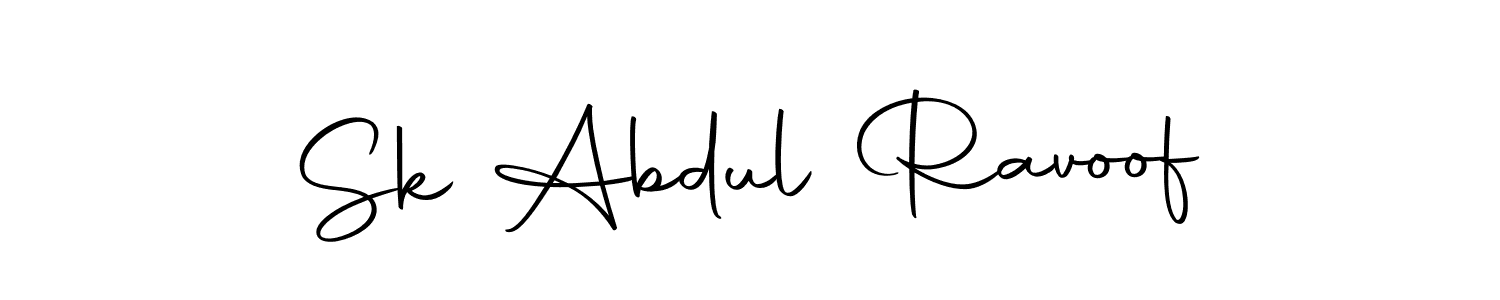 Sk Abdul Ravoof stylish signature style. Best Handwritten Sign (Autography-DOLnW) for my name. Handwritten Signature Collection Ideas for my name Sk Abdul Ravoof. Sk Abdul Ravoof signature style 10 images and pictures png