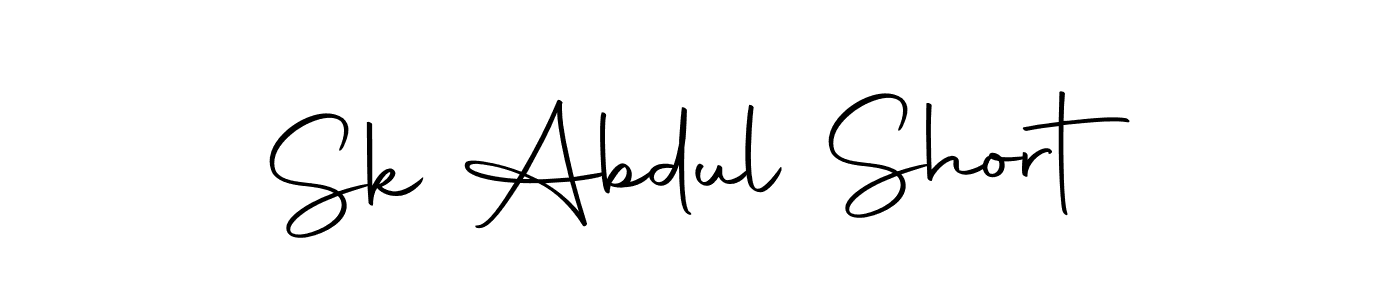 Use a signature maker to create a handwritten signature online. With this signature software, you can design (Autography-DOLnW) your own signature for name Sk Abdul Short. Sk Abdul Short signature style 10 images and pictures png