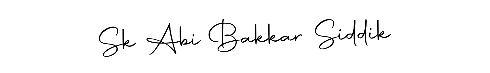 Make a beautiful signature design for name Sk Abi Bakkar Siddik. Use this online signature maker to create a handwritten signature for free. Sk Abi Bakkar Siddik signature style 10 images and pictures png