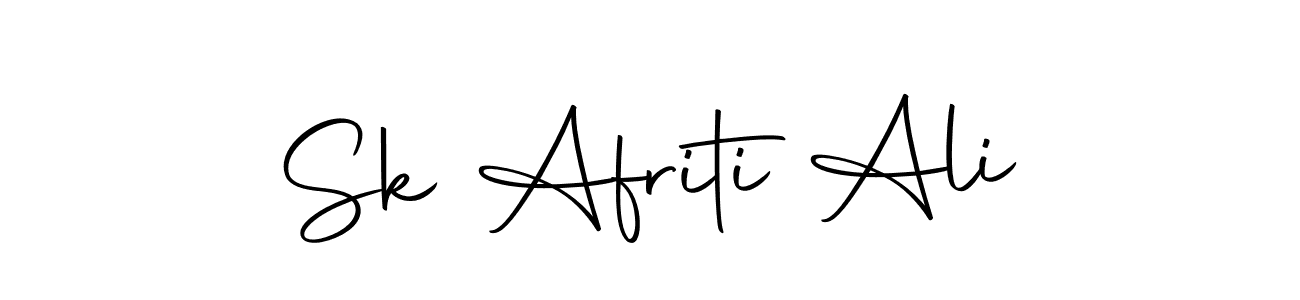 Make a beautiful signature design for name Sk Afriti Ali. With this signature (Autography-DOLnW) style, you can create a handwritten signature for free. Sk Afriti Ali signature style 10 images and pictures png