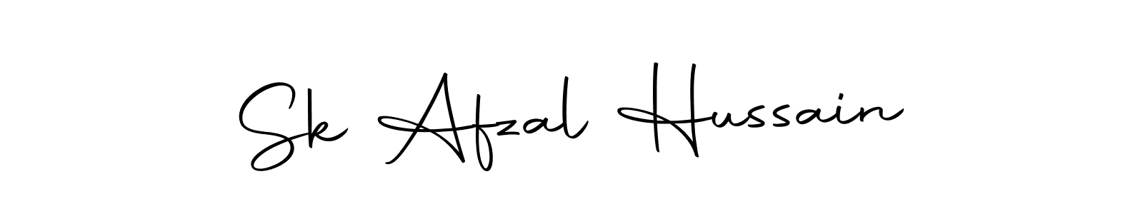 Design your own signature with our free online signature maker. With this signature software, you can create a handwritten (Autography-DOLnW) signature for name Sk Afzal Hussain. Sk Afzal Hussain signature style 10 images and pictures png