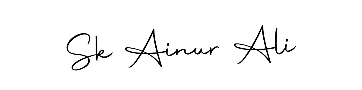 Make a beautiful signature design for name Sk Ainur Ali. With this signature (Autography-DOLnW) style, you can create a handwritten signature for free. Sk Ainur Ali signature style 10 images and pictures png